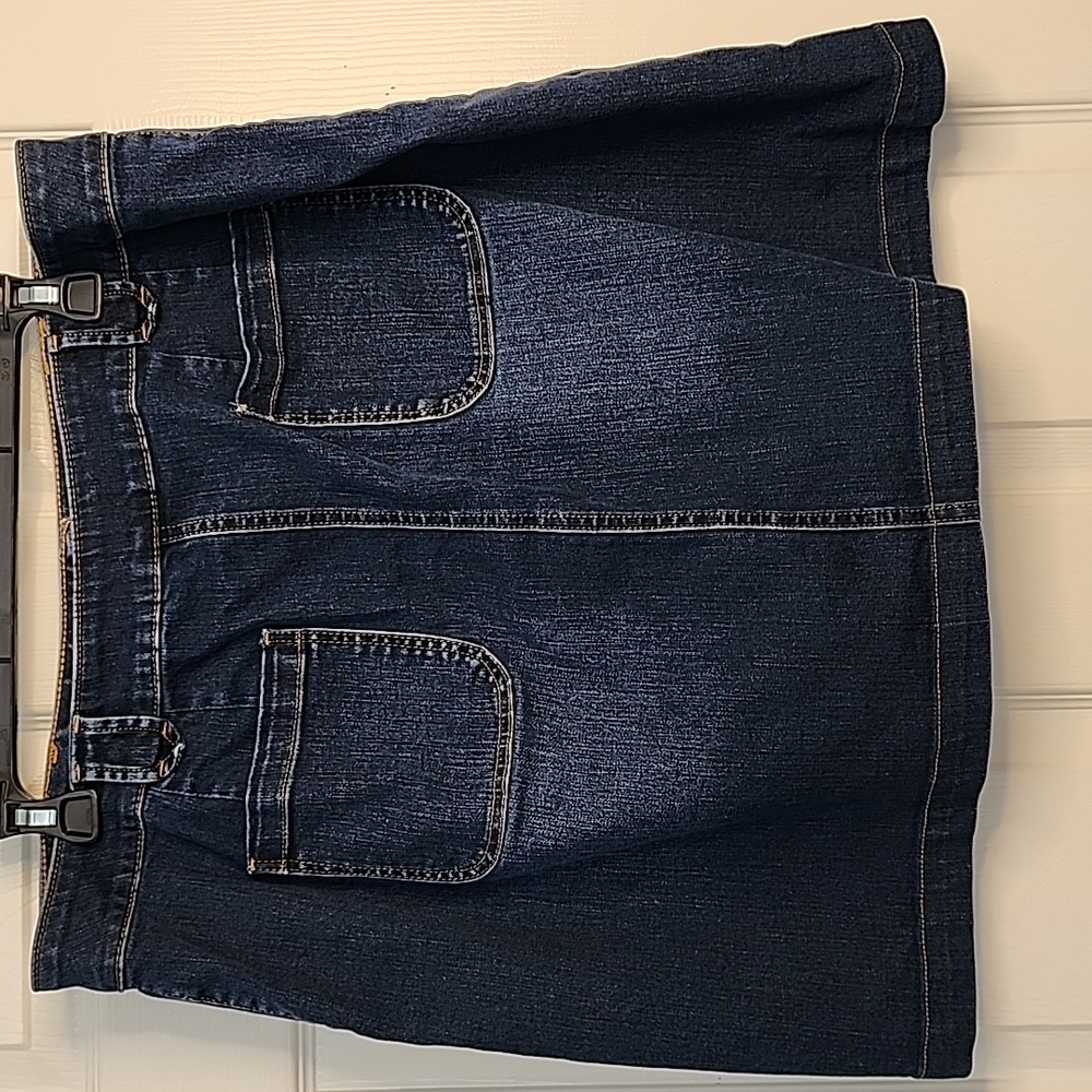 TALBOTS WOMAN'S DENIM SKIRT - Picture 6 of 11